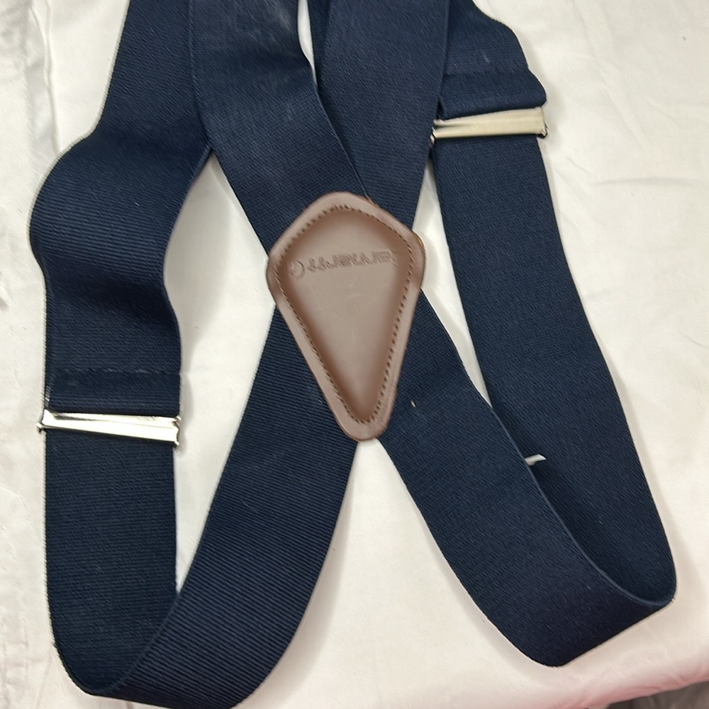 NWT CARHARTT navy blue rugged flex suspenders. Size 52. - Picture 5 of 9